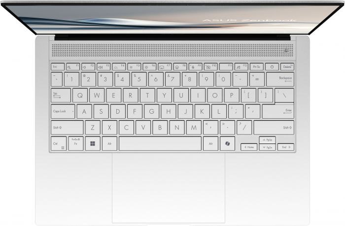 Ноутбук ASUS Zenbook S 14 UX5406SA-PV030W 14" 3K OLED, Intel Ultra 7 258V, 32GB, F1TB, UMA, Win11, Білий