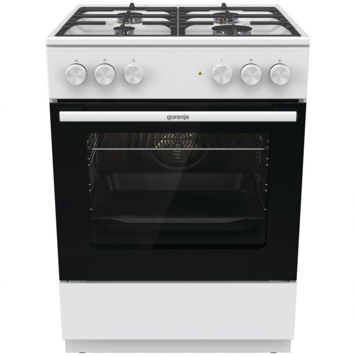 Плита Gorenje комбінована, 71л, 60x60см, чавун, білий