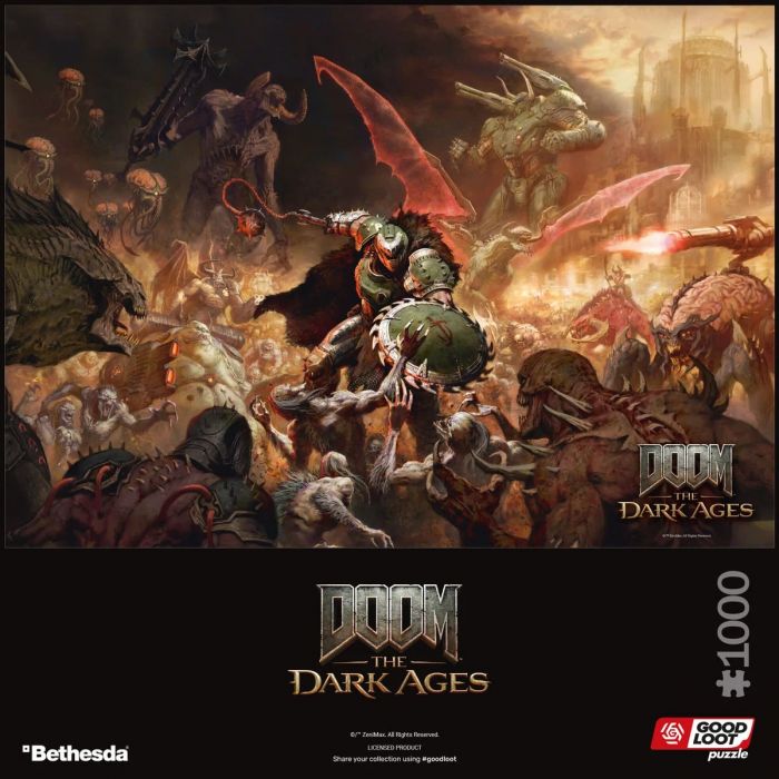 Пазл GoodLoot Doom Dark Ages Slayer`s Rage 1000 ел.