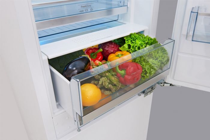Холодильник Gorenje вбудований з нижн. мороз., 177х55х54см, 2 двері,180(68)л, А++, NF+, Зона св-ті, Внутр. Диспл, Біли