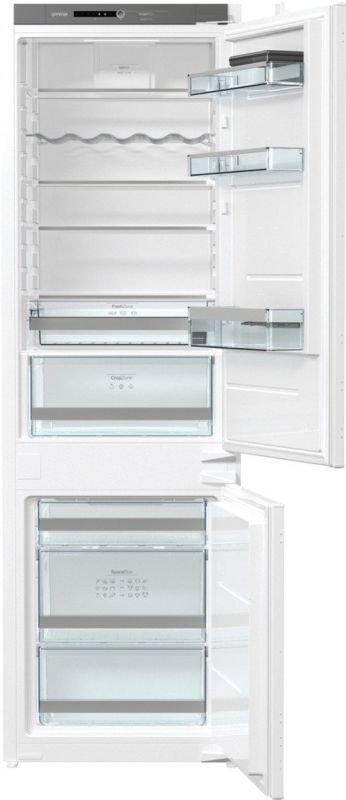 Холодильник Gorenje вбудований з нижн. мороз., 177х55х54см, 2 двері,180(68)л, А++, NF+, Зона св-ті, Внутр. Диспл, Біли