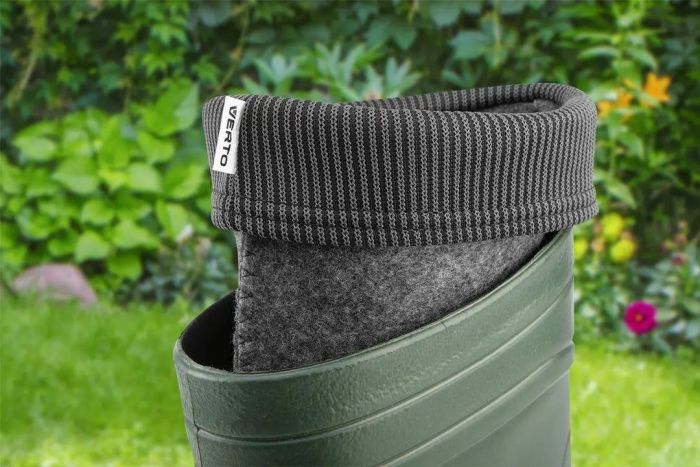 Чоботи гумові Verto, 47р, утеплені, зелені