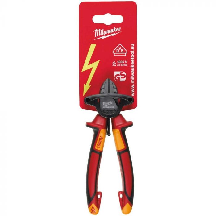 Кусачки-бокорізи Milwaukee, діелектричні, для робіт під напругою 1000В, 145мм
