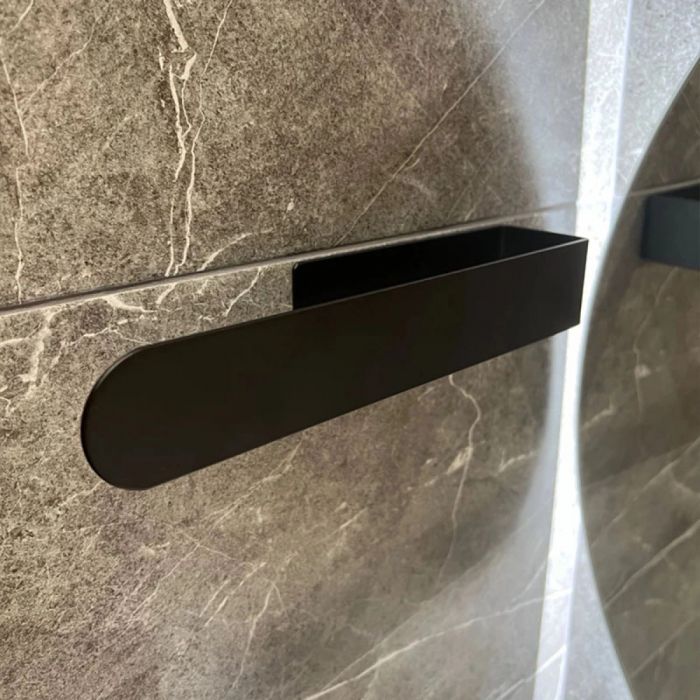 Тримач для рушників NAVIN 230 мм з нержавіючої сталі, чорний матовий