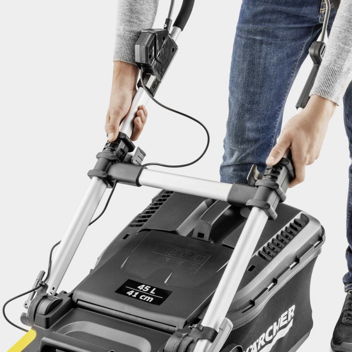 Газонокосарка акумуляторна Karcher LMO 5-18 Dual Battery Set 36В (18В+18В) акб 2х5А·год 41см 25-70см до 550м.кв