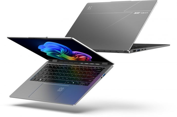 Ноутбук Acer Swift Go 14 SFG14-64 14" WUXGA OLED, AMD R5-340, 16GB, F512GB, UMA, Win11, сріблястий