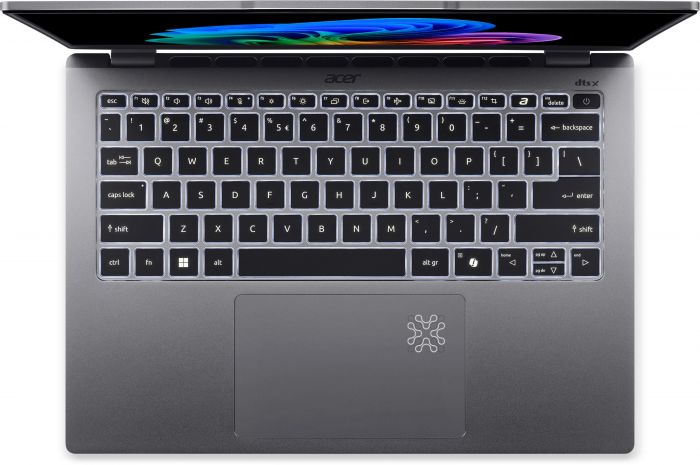 Ноутбук Acer Swift Go 14 SFG14-64 14" WUXGA OLED, AMD R5-340, 16GB, F512GB, UMA, Win11, сріблястий