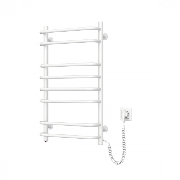 Рушникосушка Navin електрична Симфонія, 800х480х150мм, кнопка, сталь, білий, праве підключення