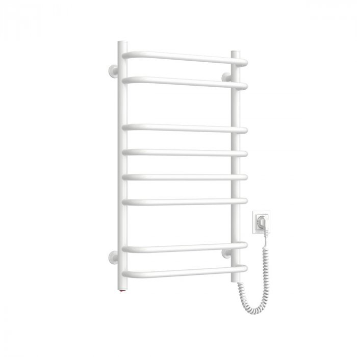 Рушникосушка Navin електрична Симфонія, 800х480х150мм, кнопка, сталь, білий, праве підключення