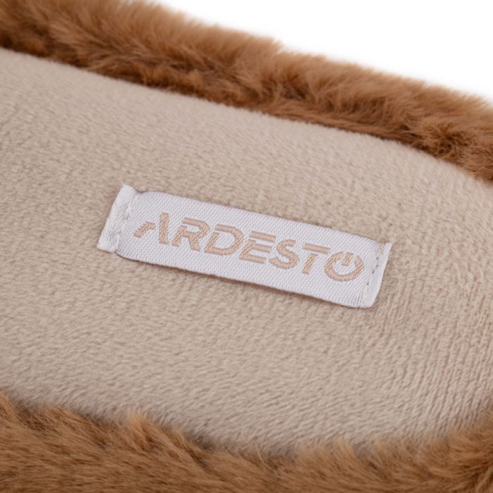 Взуття домашнє Ardesto Christmas 38/39 розмір, 100% поліестер, підошва 100% гума, коричневий