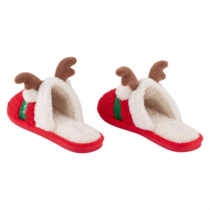 Взуття домашнє Ardesto Christmas 40/41 розмір, 100% поліестер, підошва 100% гума, червоний