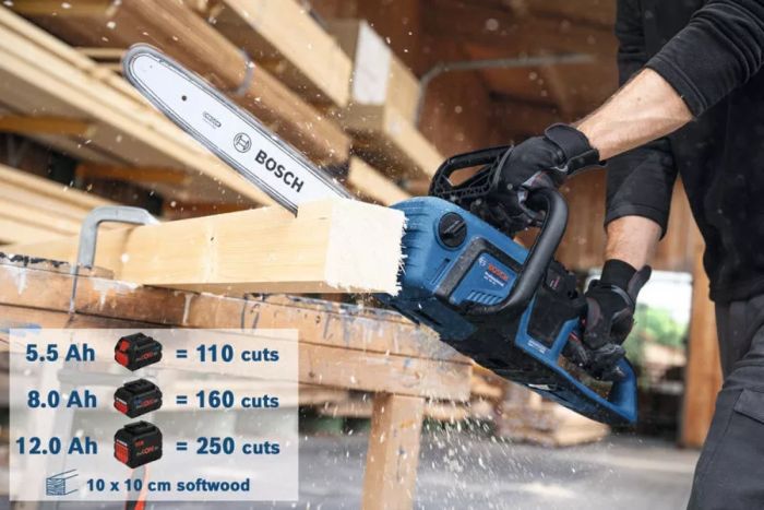 Пила ланцюгова акумуляторна Bosch GKE 18V-40  18В шина 40см 3.7кг без АКБ та ЗП