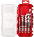 Набір свердел Milwaukee ShW HEX, універсальний, 3-10мм, кейс, 8шт