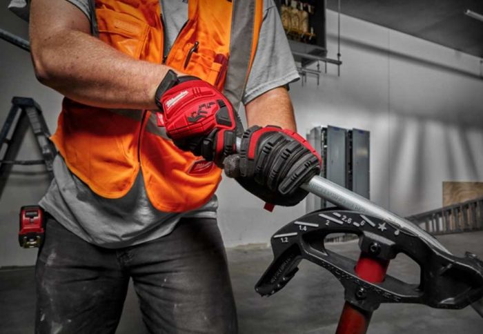 Рукавички робочі Milwaukee Impact Demolition, поліестер/спандекс/нітрил, р.8/M, чорні