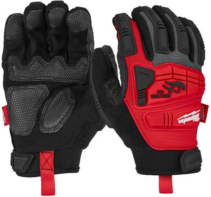 Рукавички робочі Milwaukee Impact Demolition, поліестер/спандекс/нітрил, р.8/M, чорні