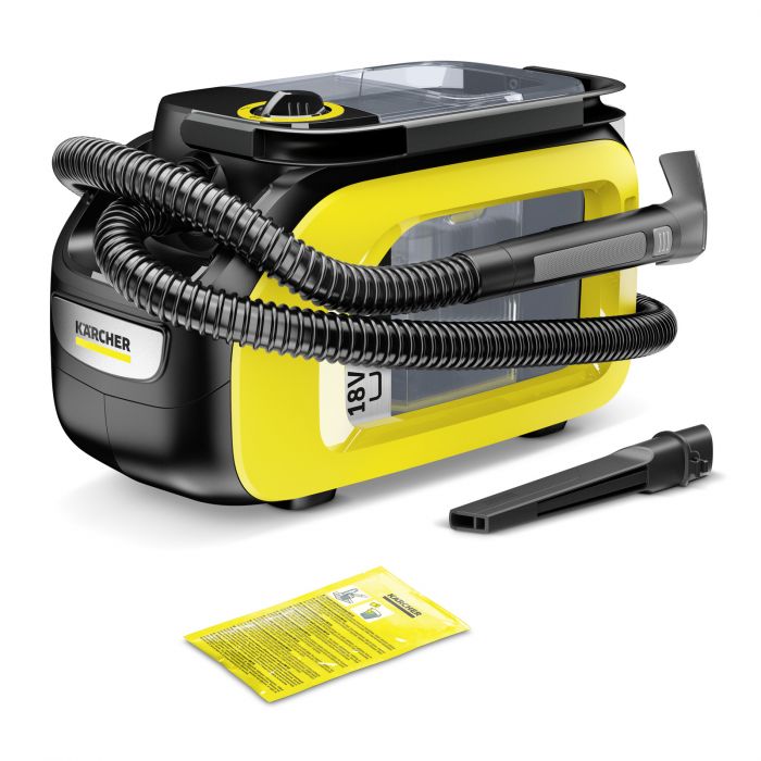 Пилосос професійний акумуляторний миючий Karcher SE 3-18 18В контейнер для води 1.7л 3.65кг