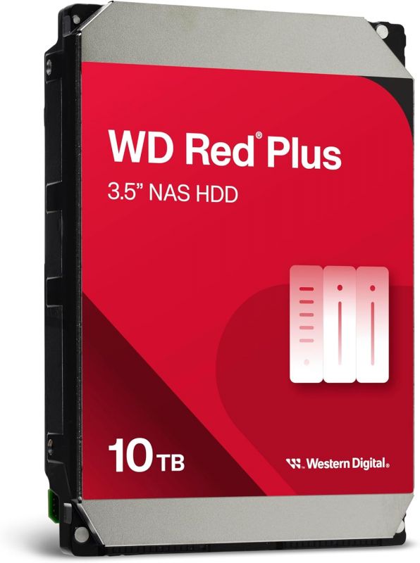 Жорсткий диск WD 10TB 3.5" 7200 512MB SATA Red Plus NAS