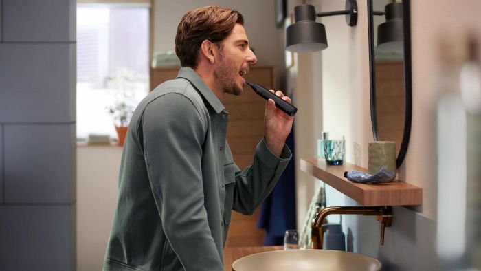 Щітка зубна електр. Philips, Sonicare 5300 Series, 62т. колив/хв, насадок-1, чорний