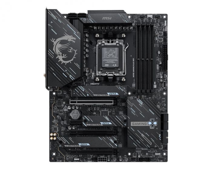 Материнcька плата MSI X870E GAMING PLUS WIFI sAM5 X870E 4xDDR5 M.2 HDMI WiFi BT ATX