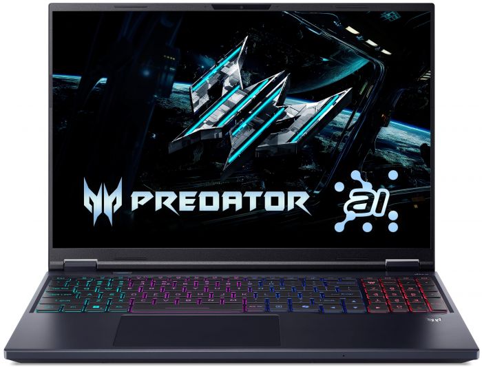 Ноутбук Acer Predator Helios Neo 16 PHN16-73 16" WQXGA, Intel U9-275HX, 64GB, F1TB+1TB, NVD5070Ti-12, Lin