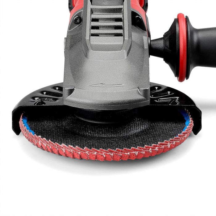 Шліфмашина кутова акумуляторна Einhell TP-AG 18/125 F Li BL - Solo, PXC, 18В, безщіткова, 125 мм, 8500 об/хв, плаский редуктор, 1.57кг (без АКБ та ЗП)