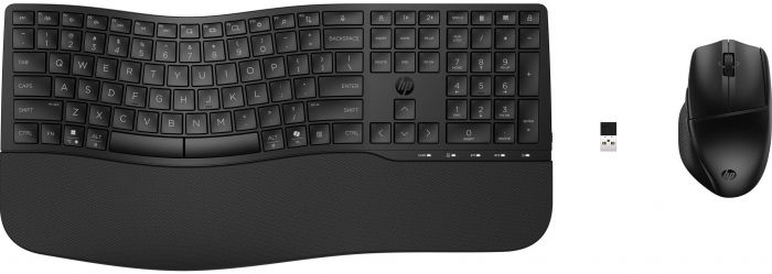 Комплект клавіатура та миша НР 680 Comfort Dual-Mode, BT, EN/UK, чорний