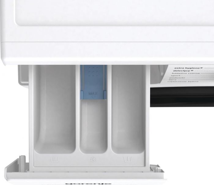 Пральна машина Gorenje W2TNHPI84AS/P фронтальна, 8кг, 1400, A+++, 55см, дисплей, пара, інвертор, білий