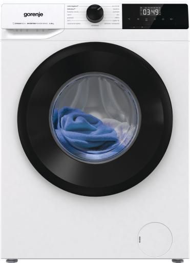 Пральна машина Gorenje W2TNHPI84AS/P фронтальна, 8кг, 1400, A+++, 55см, дисплей, пара, інвертор, білий