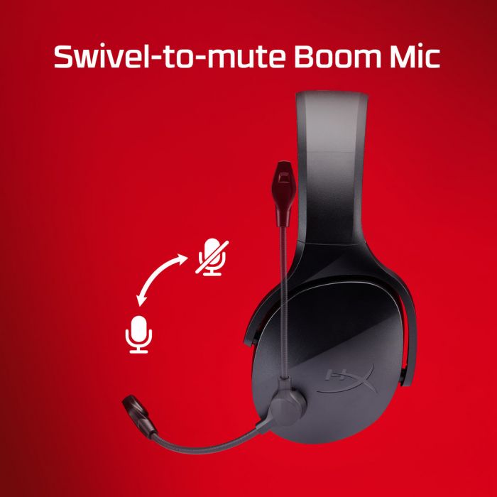 Гарнітура ігрова HyperX Cloud Jet, WL/USB-A/USB-C, чорний