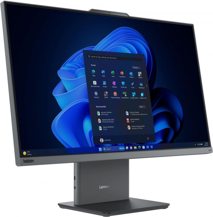 Комп'ютер персональний моноблок Lenovo ThinkCentre neo 50a 27-G5 27" FHD IPS AG, Intel i7-13620H, 16GB, F512GB, UMA, WiFi, кл+м, без ОС, сірий