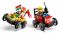 Конструктор LEGO City «Піца-авто проти пожежної машини» Набір перегонів