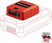 Зарядний пристрій USB акумуляторний Einhell TC-CP 18 Li USB A/C - Solo, PXC, 18В, Type-A/Type-C, 2 A, 0.06 кг (без АКБ і ЗП) Зарядний пристрій USB акумуляторний Einhell TC-CP 18 Li USB A/C - Solo, PXC, 18В, Type-A/Type-C, 2 A, 0.06 кг (без АКБ і ЗП)