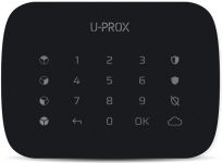 Бездротова сенсорна клавіатура U-Prox Keypad G4 Black, 4 групи, бездротовий, чорний