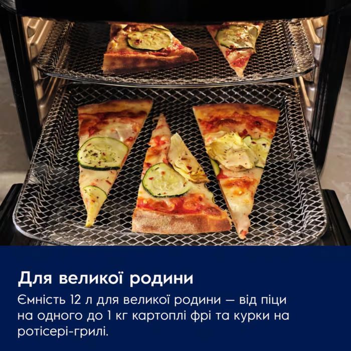 Мультипіч Electrolux 1800Вт, чаша-12л, сенсорне керування, 12 авто. програм, віконце, пластик, чорний