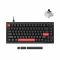 Клавіатура механічна Lemokey X4 84Key, Keychron Brown, USB-A, QMK/VIA, Hot-Swap, EN/UKR, RGB, чорний