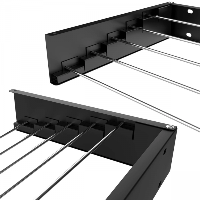 Сушарка для білизни Navin LinoFlat 80, чорна