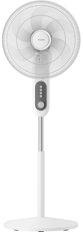 Вентилятор Philips підлоговий Series 1001, 45см, 47Вт, пульт ДК, опора кругла, білий