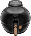 Мультипіч Tefal ActiFry & Grill Genius, 1500Вт, чаша-4л, сенсорне керув., підкл. до смартфону, авто перемішування, пластик, чорно-золотий