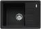Мийка кухонна Franke Malta, фраграніт, прямокутник, з крилом, 620х435х200мм, чаша - 1, врізна, оборотна, BSG 611-62, чорний матовий