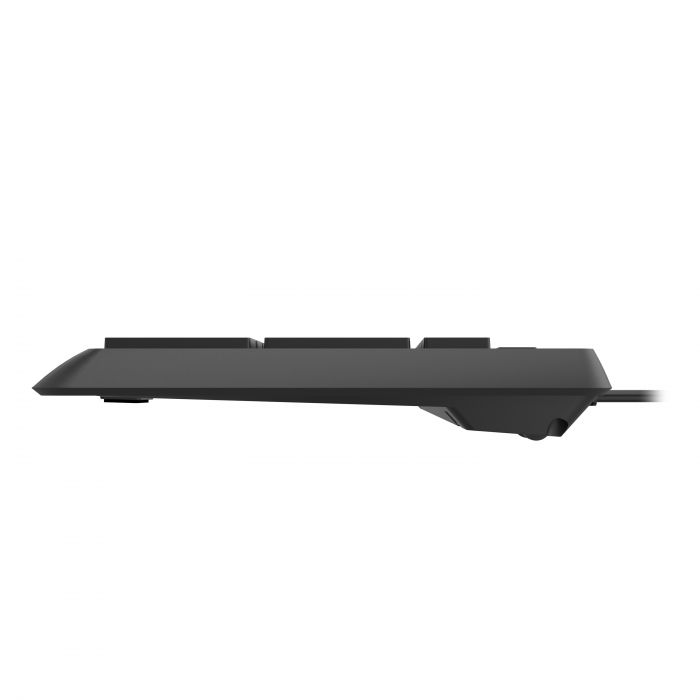 Клавіатура мембранна 2E KS405 104key, USB-A, EN/UK, чорний