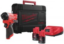 Гвинтоверт ударний акумуляторний Milwaukee M12 FID2-202X 12В АКБ 2х2А·год 0-4000об/хв 170Нм 1/4" ЗП C12C жилет кейс Гвинтоверт ударний акумуляторний Milwaukee M12 FID2-202X 12В АКБ 2х2А·год 0-4000об/хв 170Нм 1/4" ЗП C12C жилет кейс