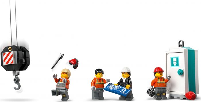 Конструктор LEGO City Жовтий пересувний будівельний кран