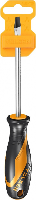 Викрутка Tolsen Ерго плоска, SL5.5x100мм, сталь CrV