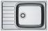 Мийка кухонна Franke Spark, нерж.сталь, прямокутник, з крилом, 780х500х160мм, чаша - 1, врізна, оборотна, SKL 611-78 XL, нерж декор