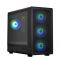Корпус Zalman M5 без БЖ, 1xUSB3.0, 1xUSB2.0, 1x Type C, 4x120мм ARGB, VGA 410мм, LCS ready, TG Side Panel, mATX, чорний