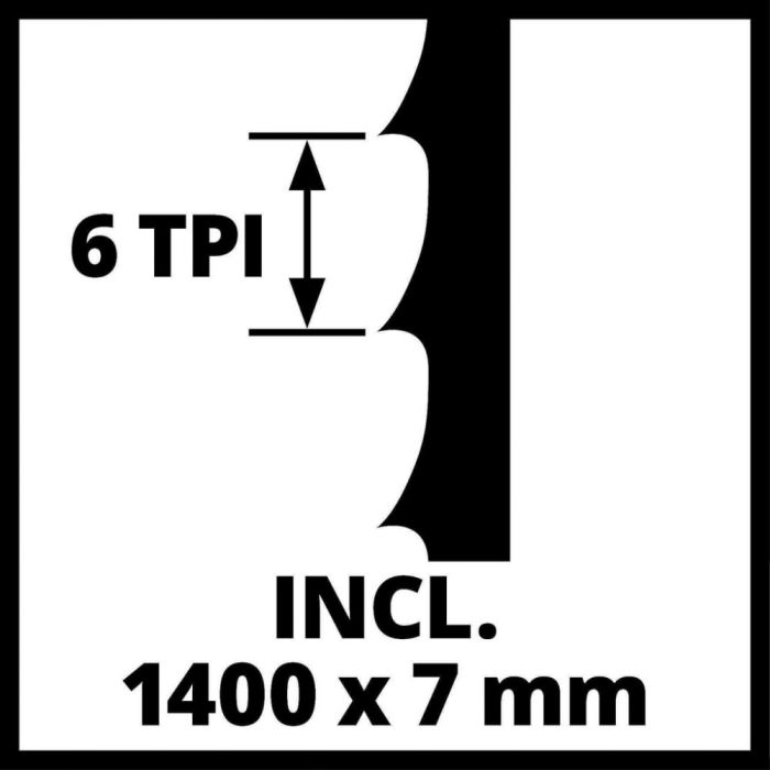 Пила стрічкова Einhell TC-SB 200/1, 250 Вт, 1400 об/хв, 900 м/хв, стіл 305x305 мм, виліт 200 мм, 15.8 кг