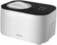 Морозивниця Sencor 100Вт, чаша-1л, час приготув.-60хв, пластик, чорно-білий