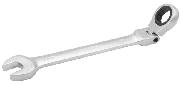 Ключ гайковий Tolsen, комбінований, храповий механізм, CrV, 184мм, 12мм