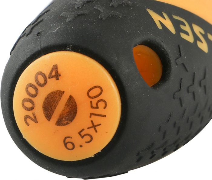 Викрутка Tolsen Ерго плоска, SL6.5x100мм, сталь CrV