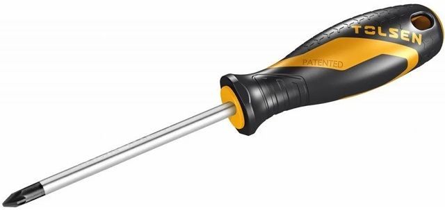 Викрутка Tolsen Ерго хрестова, PZ1x100мм, сталь CrV
